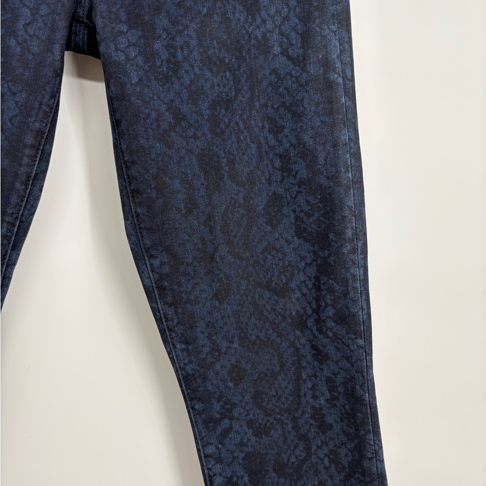NWT‎ Joe's Jeans Python/ Snake Indigo Charlie High Rise Skinny Ankle Jeans - Picture 6 of 10